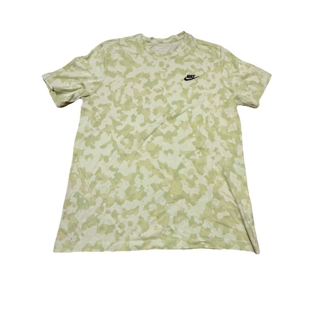The Nike Tee T-Shirt Mens Medium Short Sleeve Embroidered Swoosh Logo